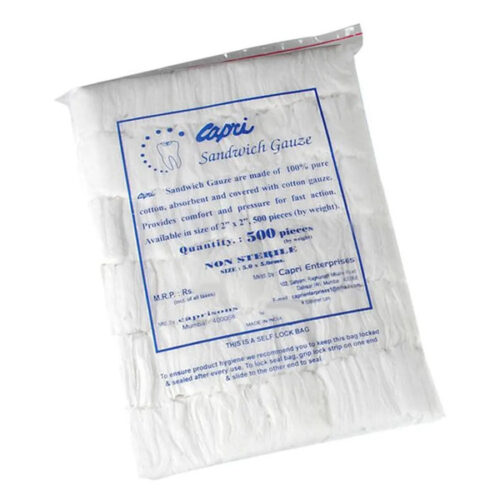 Capri sandwich gauze 500 pack
