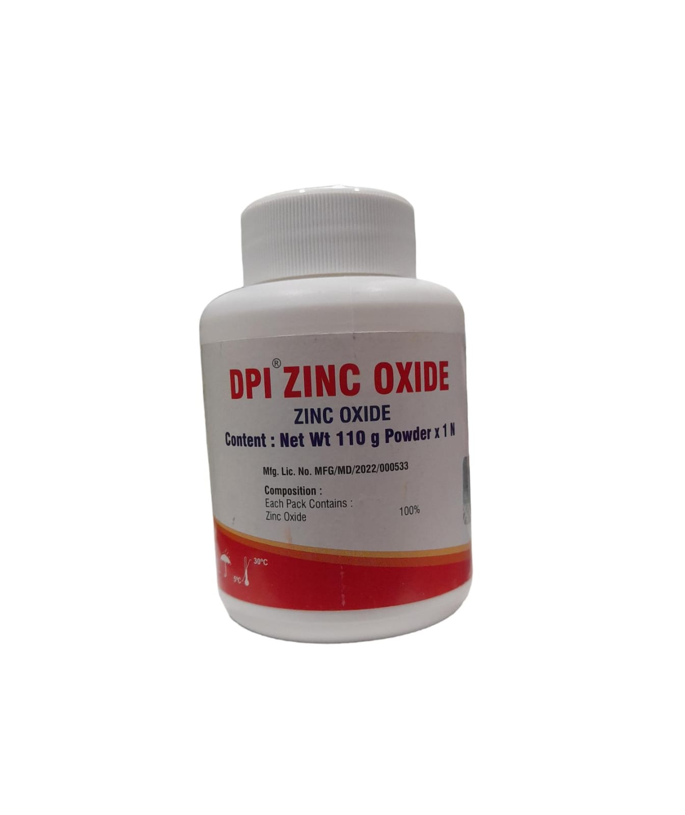 Dpi zinc oxide powder